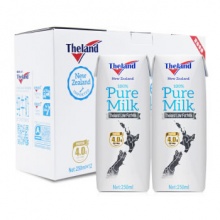 纽仕兰 4.0g蛋白质低脂纯牛奶250ml*12盒