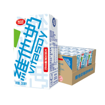 维他奶 无糖豆奶 250ml*24盒