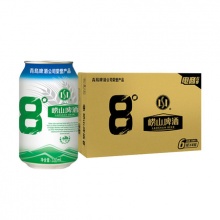 青岛啤酒崂山8度330*24罐