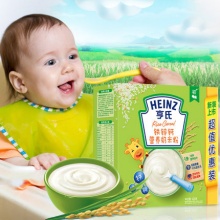 亨氏 婴儿辅食米乳钙铁锌营养米糊400g