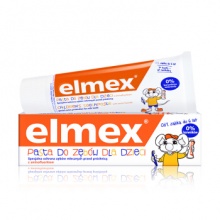 elmex艾美适 0-6岁儿童牙膏可吞咽防蛀牙含氟50ml（61g）