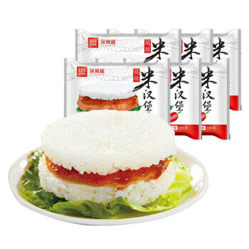 乐肴居香辣鸡排米汉堡900g6个装