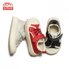 汤姆猫 儿童加绒帆布鞋板鞋
