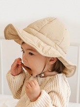 LUASSY 秋冬季儿童加厚渔夫帽