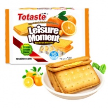 土斯（Totaste） 阳光香橙味夹心饼干 380g