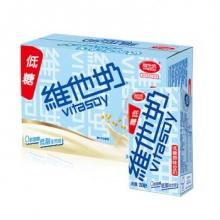 维他奶 原味低糖豆奶250ml*16盒 