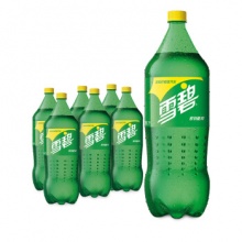 雪碧 Sprite 柠檬味汽水2L*6瓶