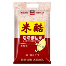 太粮 米酷马坝银粘米油粘米10kg