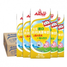 安佳 儿童高钙原味0蔗糖牛奶190ml*27盒