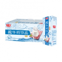 光明 酸奶酸牛奶饮品(原味)190ml*24盒