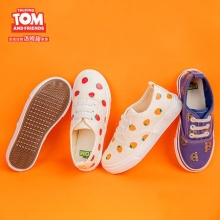 汤姆猫 儿童一脚蹬儿童帆布鞋
