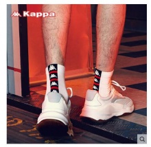 Kappa卡帕 男女款嘻哈中筒袜 2双 *2件