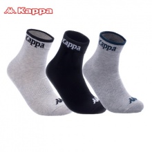 Kappa卡帕 运动男士棉袜3双