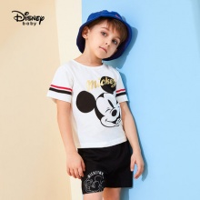 Disney baby 男童运动短袖短裤套装