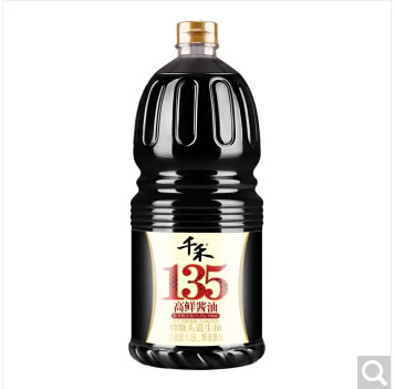 千禾 高鲜135特级头道生抽酱油1.8L