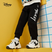迪士尼 男童加绒休闲长裤