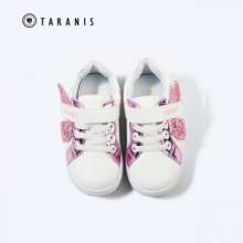 泰兰尼斯 儿童软底小白鞋板鞋