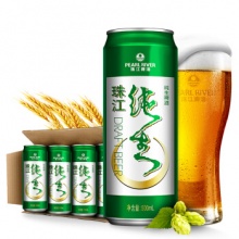 珠江啤酒 9度 珠江纯生啤酒 500ml*12听