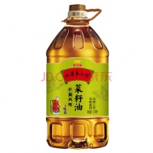 金龙鱼 外婆乡小榨巴蜀风味菜籽油6.18L
