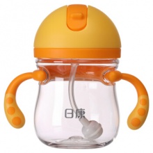 日康 婴儿带重力球学饮杯 