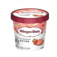 哈根达斯 草莓口味冰淇淋100ml