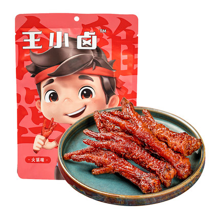 王小卤火锅味虎皮鸡爪200g