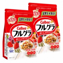 Calbee/卡乐比水果麦片700g*2包