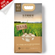 华润 五丰  鲜稻家 东北大米圆粒米5kg