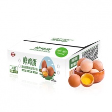 德青源 鲜牧场好食蛋谷物鲜土鸡蛋30枚