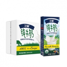 兰雀 德臻脱脂高钙3.6g蛋白200ml*24盒