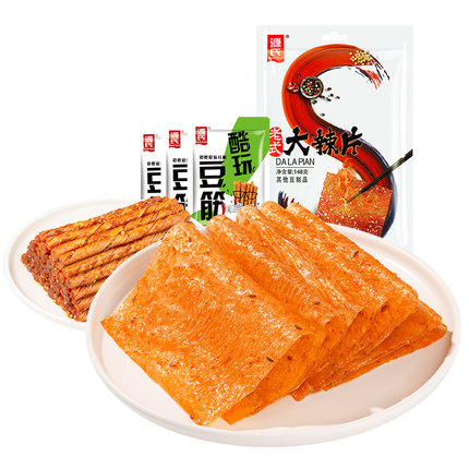 源氏 大辣片148g+豆筋28g*3袋