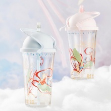 共禾京品 遇见博物联名吸管玻璃杯