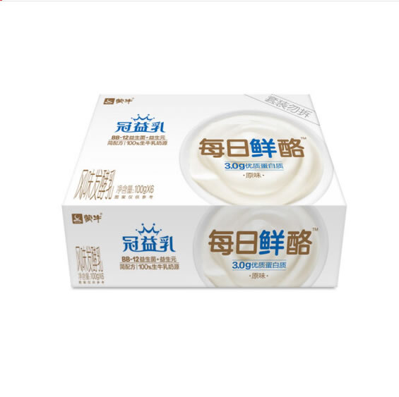 蒙牛 冠益乳每日鲜酪风味发酵乳100g*6