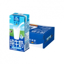 欧德堡 全脂高钙纯牛奶200ml*24盒