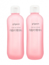 贝亲 桃子水芦荟水桃叶精华婴儿爽身露200ml*2瓶