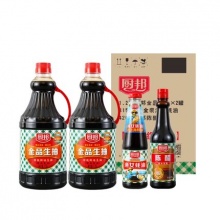 厨邦 生抽1.25L*2+蚝油315g+陈醋420ml
