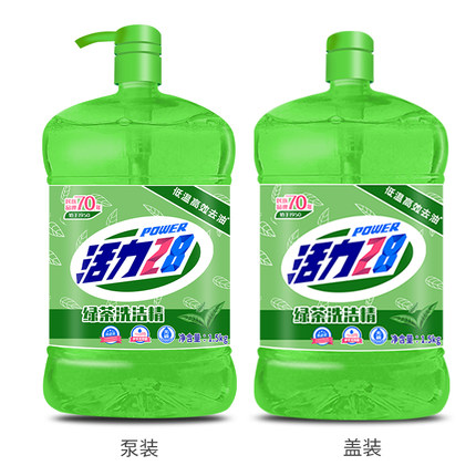 活力28绿茶洗洁精果蔬净1.5kg*4瓶