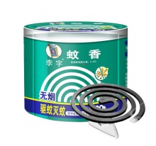 李字 无烟檀香型蚊香30单盘装