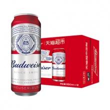 Budweiser 百威 小麦醇正啤酒550ml*12听