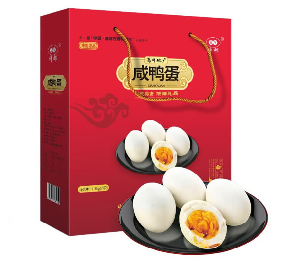 神邮 高邮咸鸭蛋熟20枚*65g