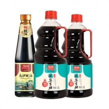 加加特级减盐生抽酱油1.25L*2瓶+715g*1瓶