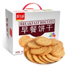 嘉士利 原味早餐饼干1000g/盒