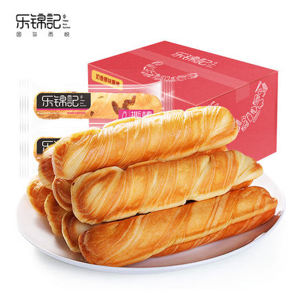 乐锦记 手撕面包750g
