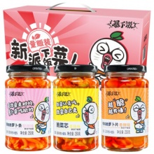 吉香居 暴下饭嘎嘣脆礼盒 250g*3瓶