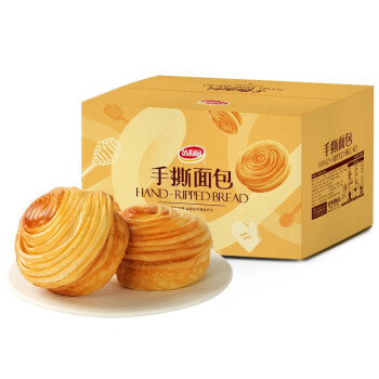 达利园 原味手撕面包1000g