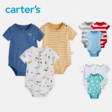 Carter＇s 短袖连体衣爬服哈衣3件装