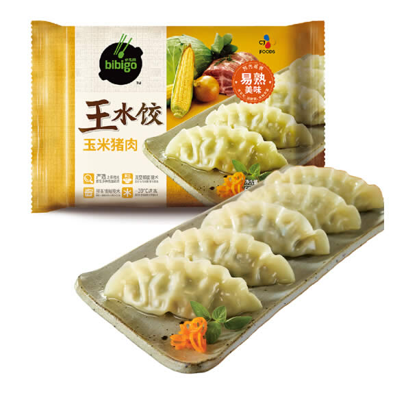 必品阁 玉米猪肉王水饺600g 24只