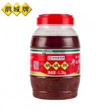 鹃城牌 红油郫县豆瓣酱1200g大瓶装