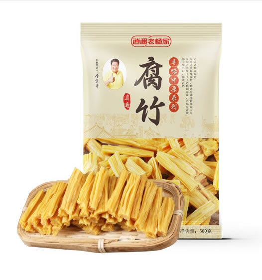 逍遥老杨家 头层腐竹精品腐竹段状500g