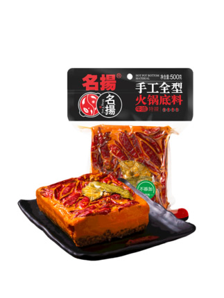 名扬 牛油火锅底料500g 